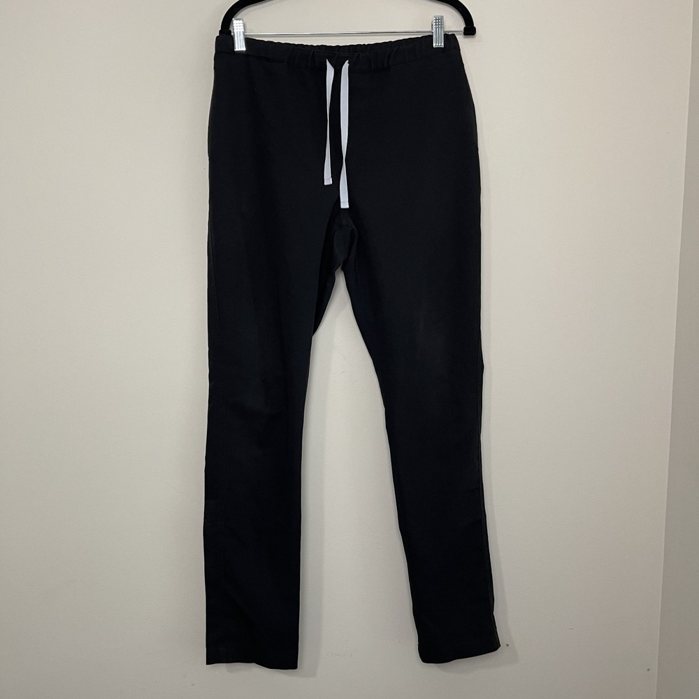FIGS Pisco Straight-Leg Scrub Pant Black Medical Field Sz S